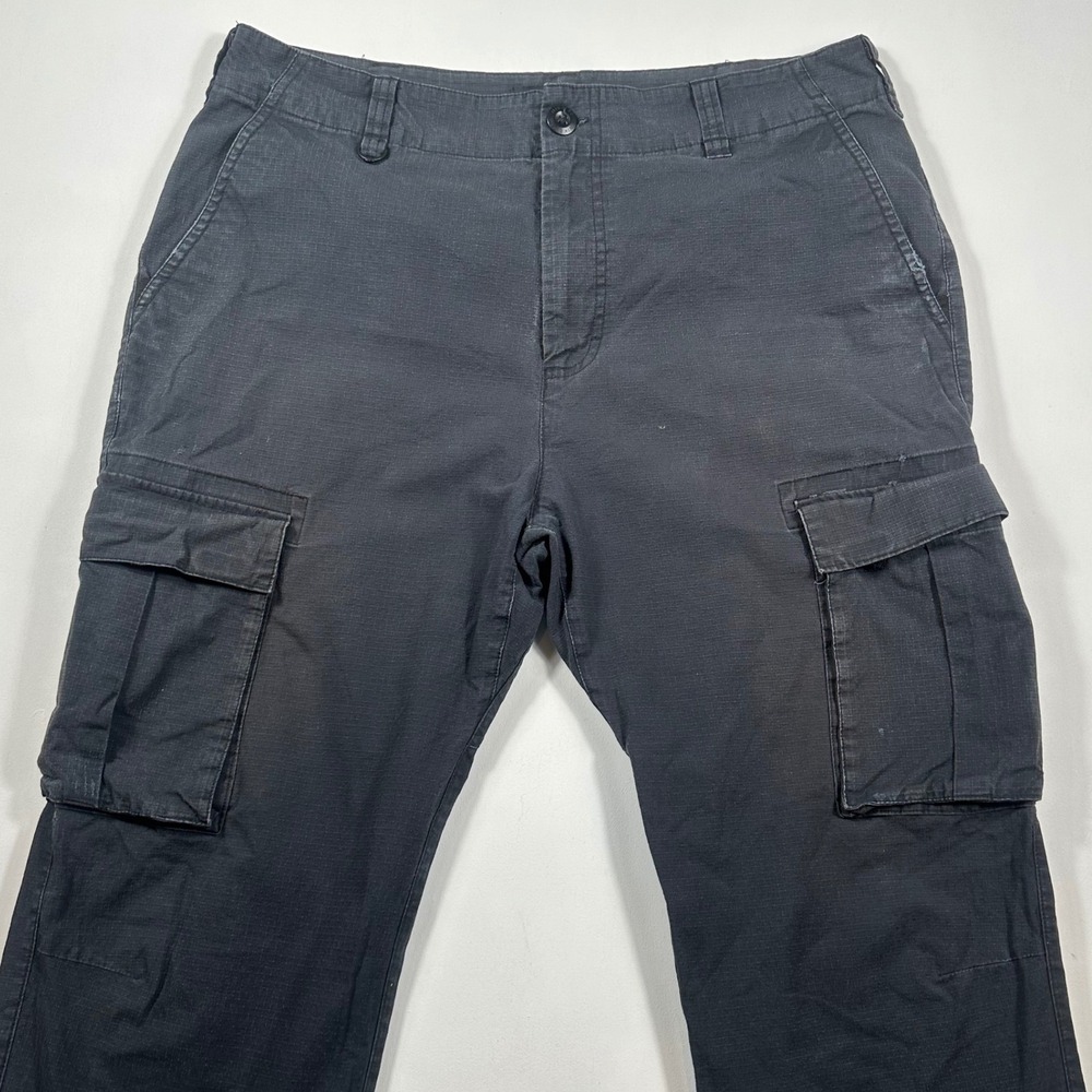 Nike SB Cargo Pants Mens 34x28 Ripstop Skateboarding Utility Black